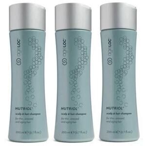 Nu Skin Nuskin ageLOC Nutriol Scalp and Hair Shampoo 6.7 fl oz 200 ml - LOT OF 3